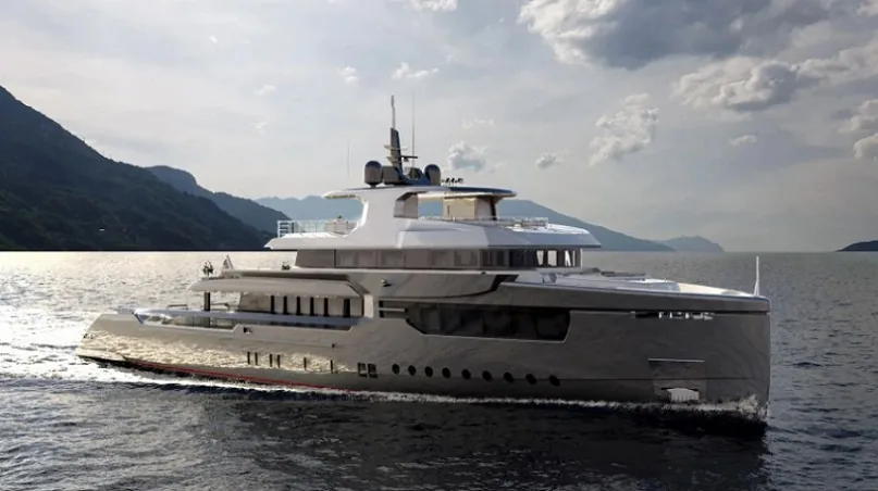 Explorer yacht project under construction